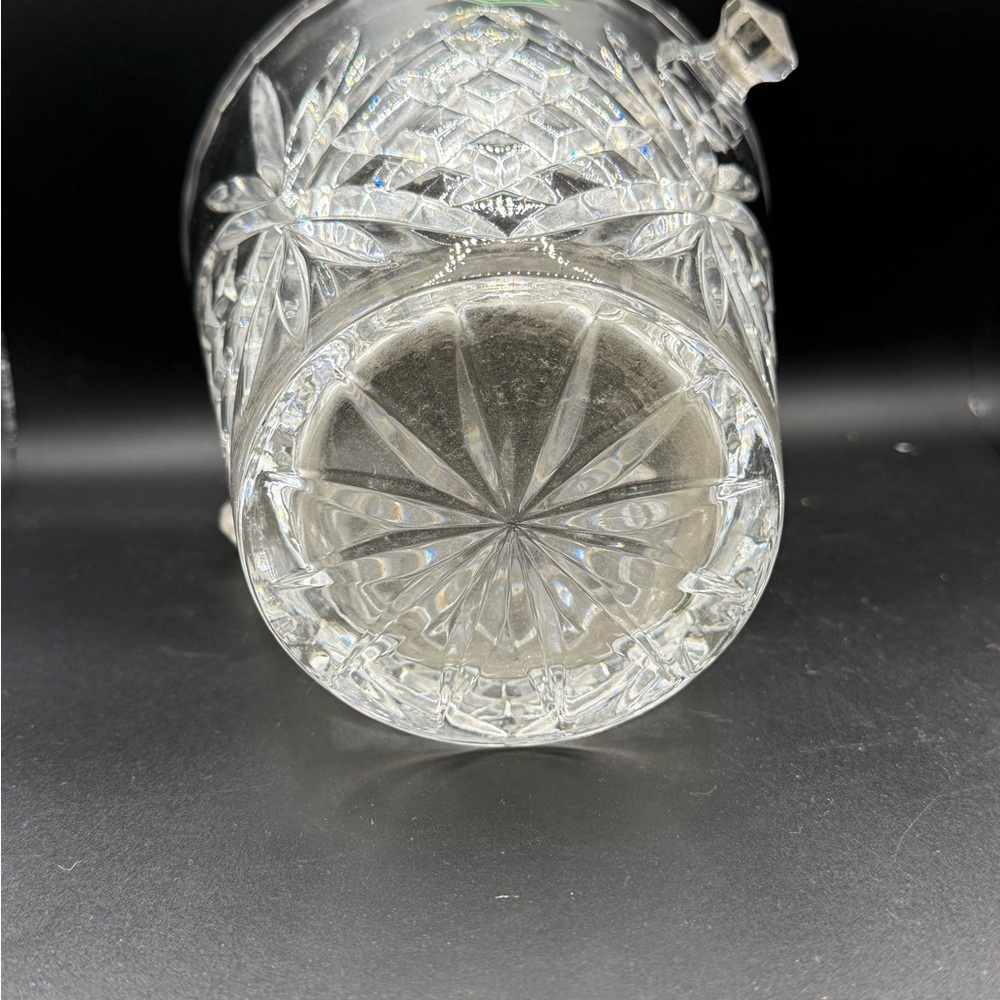 Crystal Ice Bucket made In Shannon Ireland.  Ralph Lauren home decor! - Picture 4 of 6
